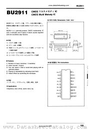 BU2911 datasheet pdf ROHM