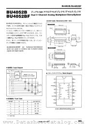 BU4052B datasheet pdf ROHM