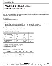 BA6285FS/FP datasheet pdf ROHM