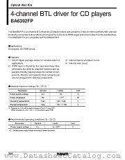 BA6392FP datasheet pdf ROHM