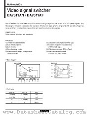 BA7611AN/AF datasheet pdf ROHM