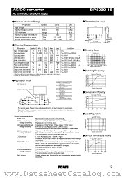 BP5039-15 datasheet pdf ROHM