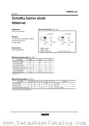 RB500V-40 datasheet pdf ROHM