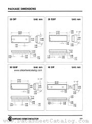 28 SDIP datasheet pdf Samsung Electronic