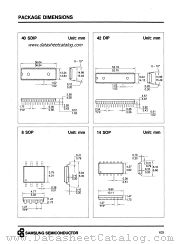 40 SDIP datasheet pdf Samsung Electronic