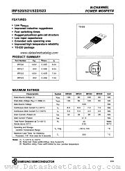 IRF522 datasheet pdf Samsung Electronic