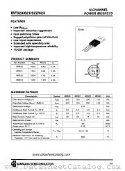 IRF623 datasheet pdf Samsung Electronic