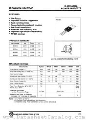 IRF642 datasheet pdf Samsung Electronic