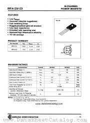 IRFA1Z3 datasheet pdf Samsung Electronic