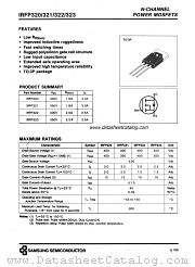 IRFP321 datasheet pdf Samsung Electronic