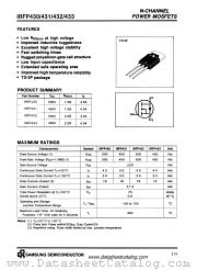 IRFP431 datasheet pdf Samsung Electronic