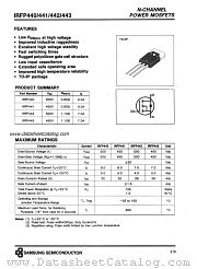 IRFP442 datasheet pdf Samsung Electronic