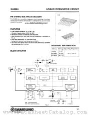 KA2264G datasheet pdf Samsung Electronic