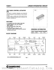 KA2311 datasheet pdf Samsung Electronic