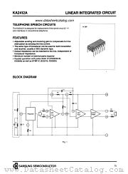 KA2412A datasheet pdf Samsung Electronic