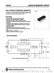 KA2413 datasheet pdf Samsung Electronic