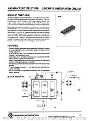 KA2414 datasheet pdf Samsung Electronic