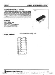 KA2651 datasheet pdf Samsung Electronic