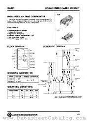 KA361 datasheet pdf Samsung Electronic