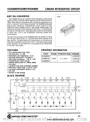 KDA0801 datasheet pdf Samsung Electronic