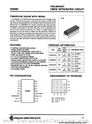 KS5820 datasheet pdf Samsung Electronic