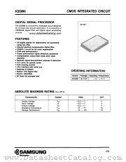 KS5990 datasheet pdf Samsung Electronic