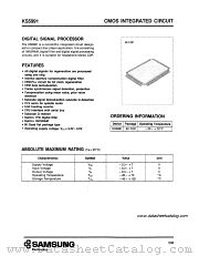 KS5991 datasheet pdf Samsung Electronic