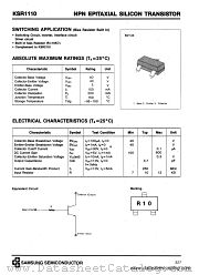 KSR1110 datasheet pdf Samsung Electronic