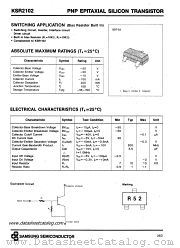 KSR2102 datasheet pdf Samsung Electronic