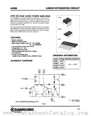 LM386S datasheet pdf Samsung Electronic