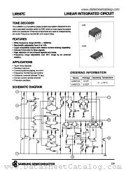 LM567CD datasheet pdf Samsung Electronic