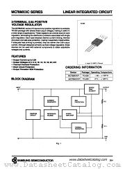 MC78MXXCT SERIES datasheet pdf Samsung Electronic