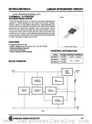 MC78XX SERIES datasheet pdf Samsung Electronic