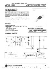 MC7908C datasheet pdf Samsung Electronic