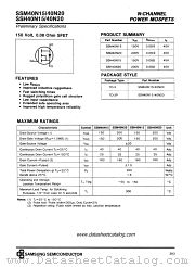 SSM40N15 datasheet pdf Samsung Electronic