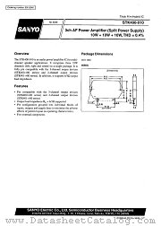 STK400-530 datasheet pdf SANYO