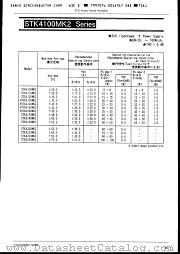 STK4160MK2 datasheet pdf SANYO