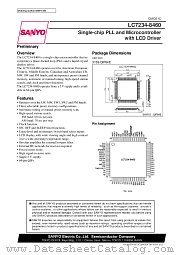 LC7234-8460 datasheet pdf SANYO