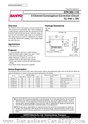 STK392-110 datasheet pdf SANYO