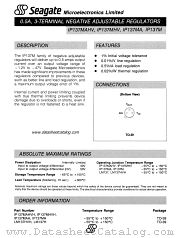 IP137MAH datasheet pdf Seagate Microelectronics