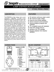 IP1D03 datasheet pdf Seagate Microelectronics