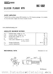 BC132 datasheet pdf SGS-ATES