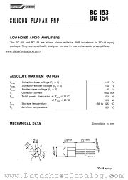 BC154 datasheet pdf SGS-ATES