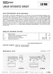 LS150 datasheet pdf SGS-ATES