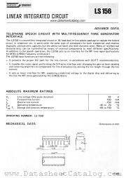 LS156 datasheet pdf SGS-ATES