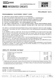 M274 datasheet pdf SGS-ATES