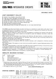 M760 datasheet pdf SGS-ATES