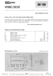 SH126 datasheet pdf SGS-ATES