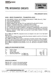T74H53 datasheet pdf SGS-ATES