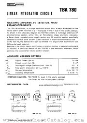 TBA780X2 datasheet pdf SGS-ATES